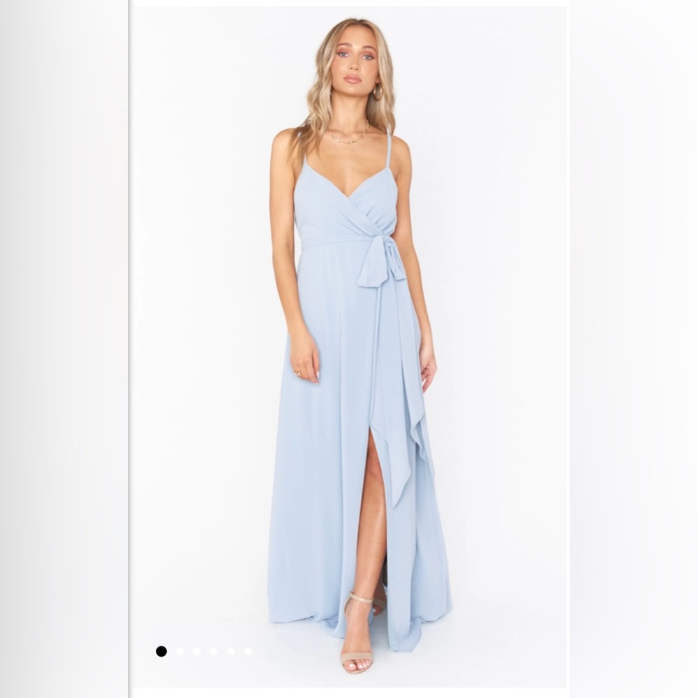 Steel Blue Liz maxi dress XS